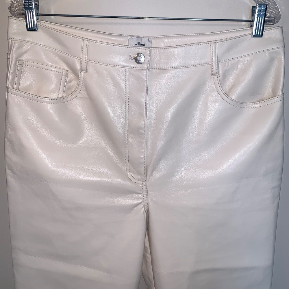 Wilfred The Melina Pant High-waisted Vegan Leather pants 14 - Picture 11 of 13